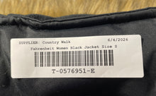 Load image into Gallery viewer, Fahrenheit Womens Black Long Sleeve Hooded Full-Zip Parka Jacket Size Small
