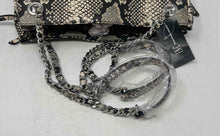 Load image into Gallery viewer, Inc International Concepts Womens Black Animal Printed Shoulder Bag With Tag
