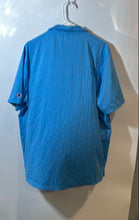 Load image into Gallery viewer, Champion Mens Blue Short Sleeve Collared Performance Polo Shirt Size XL
