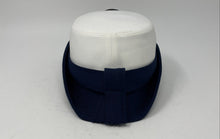 Load image into Gallery viewer, Kingform Cap Company White Blue United States Coast Guard Hat Size 22.5
