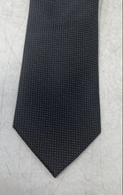 Load image into Gallery viewer, Banana Republic Mens Black Gray Geometric Print Adjustable Pointed Tie One Size
