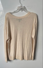 Load image into Gallery viewer, Banana Republic Womens Beige Long Sleeve Button Front Cardigan Sweater Size L
