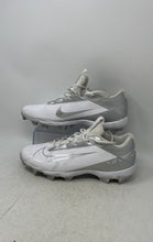 Load image into Gallery viewer, Nike Mens Vapor Edge Shark 2 DH5088-102 White Silver Football Cleats Size 12
