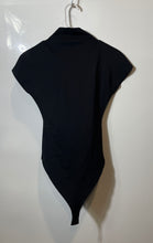 Load image into Gallery viewer, Zara Womens Black Sleeveless Mock Neck Bodysuit Blouse Top Size Small
