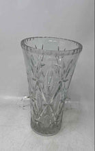 Load image into Gallery viewer, Crystal Cut Collectible Classic Clear Floral Container Decorative Glass Vase
