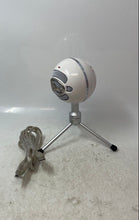Load image into Gallery viewer, Blue Snowball Ice White Silver-Tone Tripod Stand USB Microphone Not Tested
