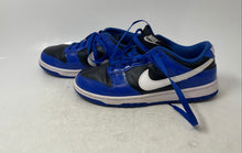 Load image into Gallery viewer, Nike Womens Dunk Low DQ7576-400 Blue Black White Lace-Up Sneaker Shoes Size 9
