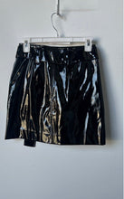 Load image into Gallery viewer, H&amp;M Womens Black Front Zip Pockets Belted Short-Length Mini Skirt Size 4
