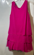 Load image into Gallery viewer, Lauren Ralph Lauren Womens Pink Layered Sleeveless Shift Dress Size 12
