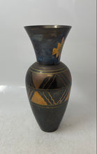 Load image into Gallery viewer, Antique Turtle Motif Metal Brass Collectible Home Decor Vase
