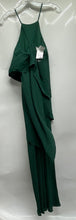Load image into Gallery viewer, David's Bridal Womens Green Lounced Crinkle Spaghetti Strap Maxi Dress Size 4
