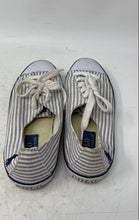 Load image into Gallery viewer, Polo Ralph Lauren Womens White Striped Lace-Up Sneaker Shoes Size 7B
