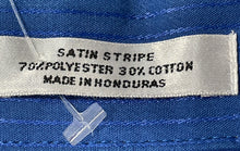 Load image into Gallery viewer, Van Heusen Mens Blue Striped Long Sleeve Dress Shirt Size Large

