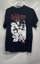 Load image into Gallery viewer, Inuyasha Mens Black Cotton Short Sleeve Crew Neck Manga Graphic T-Shirt Size M
