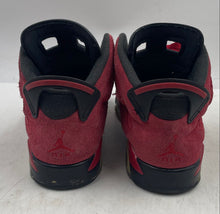 Load image into Gallery viewer, Authentic Nike Boys Air Jordan 6 Retro 384665-600 Red Black Sneakers Shoes Sz 5Y
