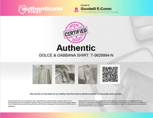Load image into Gallery viewer, Authentic Dolce &amp; Gabbana Mens White Martini Long Sleeve Dress Shirt Size 16.5
