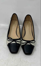 Load image into Gallery viewer, Liz Claiborne Womens Fredson Black Beige Square Toe Slip-On Pump Heels Size 10M
