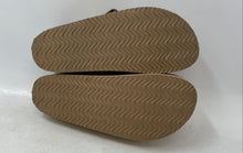 Load image into Gallery viewer, Madden NYC Womens Beige Suede Slip-On Platform Clog Sandals Size 6
