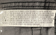 Load image into Gallery viewer, Forever 21 Mens Black Denim Dark Wash Button Front Skinny Leg Jeans Size 34/32

