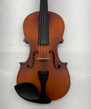 Load image into Gallery viewer, Mendini By Cecilio Brown 4-String Chinrest Acoustic Violin With Bow In Hard Case
