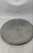 Load image into Gallery viewer, Antique Franzfer Brevettato Silver Tone Round Shape Aluminum Tray
