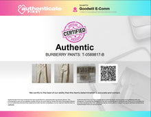 Load image into Gallery viewer, Authentic Burberry Brit Womens White Light Wash Denim Skinny Leg Jeans Size 28
