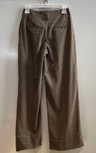 Load image into Gallery viewer, Zara Womens Brown Flat Front Pockets Regular Fit Wide-Leg Trouser Pants Size XS
