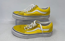 Load image into Gallery viewer, Vans Unisex Old Skool 507698 White Yellow Lace-Up Sneaker Shoes Size 3.5
