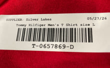 Load image into Gallery viewer, Tommy Hilfiger Mens Red Cotton Short Sleeve Pullover T-Shirt Size Large
