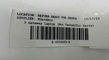 Load image into Gallery viewer, Lot Of 3 Gateway Black Gray Portable Laptop Not Tested For Parts
