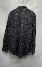 Load image into Gallery viewer, Express Mens Multicolor Floral Print Long Sleeve Button-Up Shirt Size L
