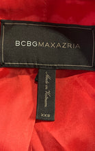 Load image into Gallery viewer, BCBGMaxazria Womens Orange Long Sleeve Notch Lapel One-Button Blazer Size XXS
