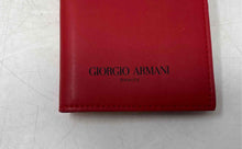 Load image into Gallery viewer, Giorgio Armani Womens Red Folding Trifold Makeup Brush Pouch Bag
