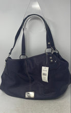 Load image into Gallery viewer, Nine West Womens Purple Double Handle Shoulder Handbag With Tag
