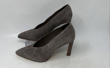 Load image into Gallery viewer, Vince Camuto Womens Ankia Gray Suede Pointed Toe Slip-On Pump Heels Size 8M
