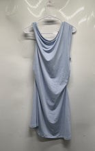 Load image into Gallery viewer, Divided By H&amp;M Womens Blue Cowl Neck Sleeveless Collarless Pullover Mini Dress L

