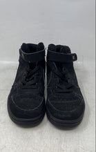 Load image into Gallery viewer, Nike Kids Court Borough Mid 2 Black Hook And Loop Sneaker Shoes Size 2Y
