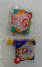 Load image into Gallery viewer, Lot Of 2 Pcs Ty Teenie Beanie Babies McDonald's 1996 Goldie &amp; Patti Plush Toys
