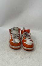 Load image into Gallery viewer, Nike Unisex Baby Air Jordan 1 Mid SE DM4230-800 White Orange Sneaker Shoes Sz 8C
