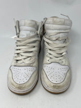 Load image into Gallery viewer, Authentic Nike Womens Dunk High Sail Gum White Yellow Sneakers Shoes Size 8
