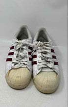 Load image into Gallery viewer, Adidas Mens Superstar Foundation White Red Leather Lace-Up Sneaker Shoes Size 12
