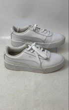 Load image into Gallery viewer, Puma Womens Carina Leather 370325-02 White Lace-Up Sneaker Shoes Size 7.5
