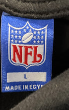 Load image into Gallery viewer, NFL Mens Black Long Sleeve Round Neck Pullover Football T-Shirt Size Large

