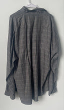 Load image into Gallery viewer, Calvin Klein Jeans Mens Gray Plaid Cotton Long Sleeve Button-Up Shirt Size XL
