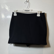Load image into Gallery viewer, Express Womens Editor Black Stretch Twill Super High Waisted Mini Skort Size 6
