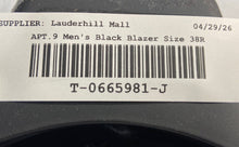 Load image into Gallery viewer, Apt.9 Mens Black Long Sleeve Notch Lapel Single-Breasted Two-Button Blazer 38R
