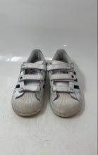 Load image into Gallery viewer, Adidas Boys Minecraft Superstar II White Black Green Tennis Sneaker Shoes Size 1
