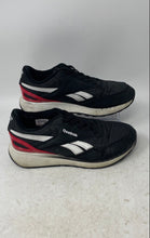Load image into Gallery viewer, Reebok Kids Classic Black White Red Leather Low Top Lace-Up Sneaker Shoes Size 3
