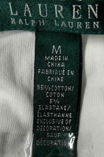 Load image into Gallery viewer, Lauren Ralph Lauren Womens White Short Sleeve Pullover Blouse Top Size M

