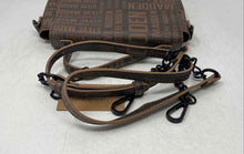Load image into Gallery viewer, Steve Madden Womens Brown Logo Print Shoulder Strap Top Handle Handbag With Tags
